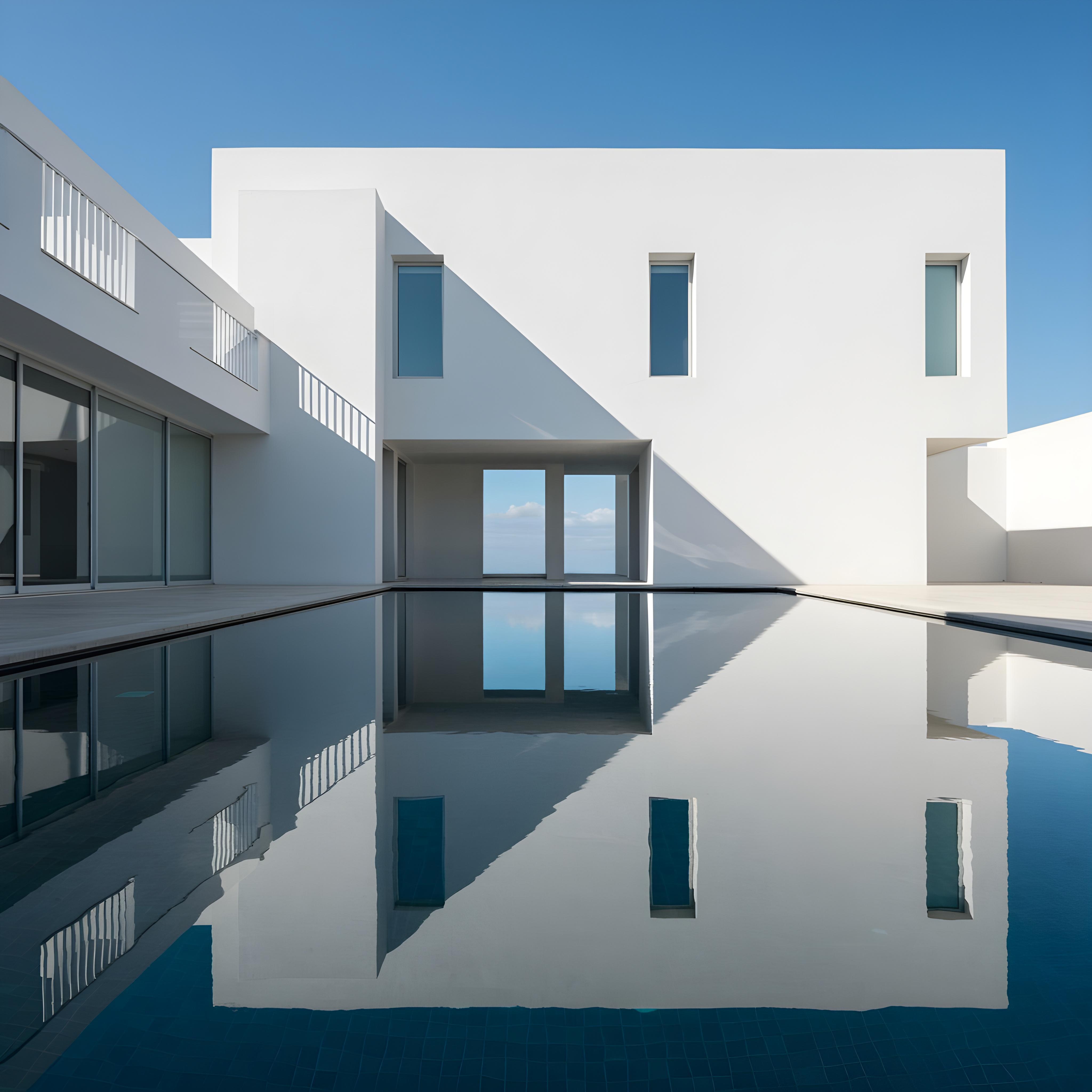 Modern white building